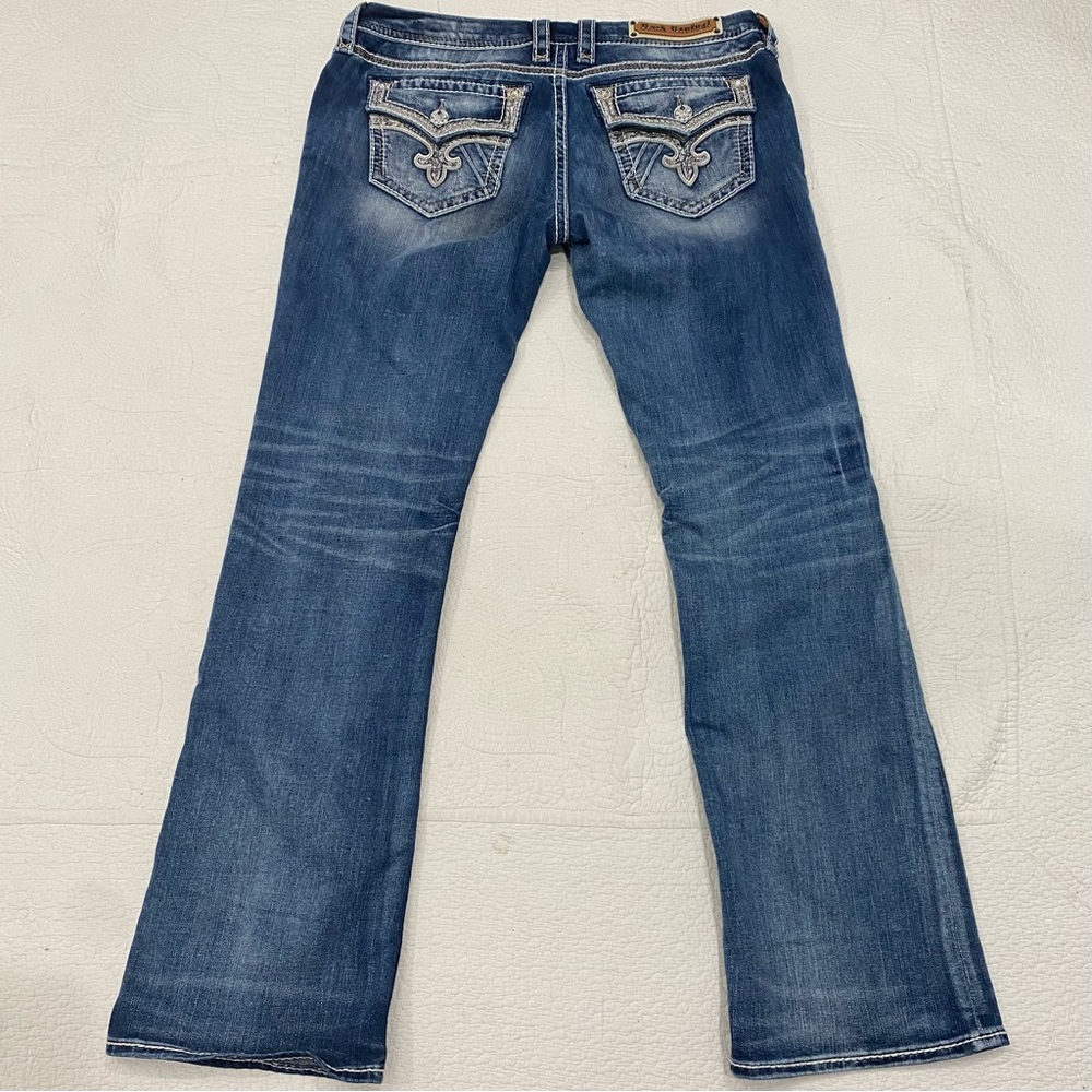 Like New Rock revival Ena  Stretch Jeans Size 34 - Picture 10 of 13